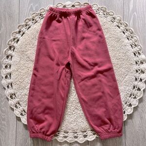 NWOT Pigeon Said Please Black Pink joggers XXL (5/6 years)